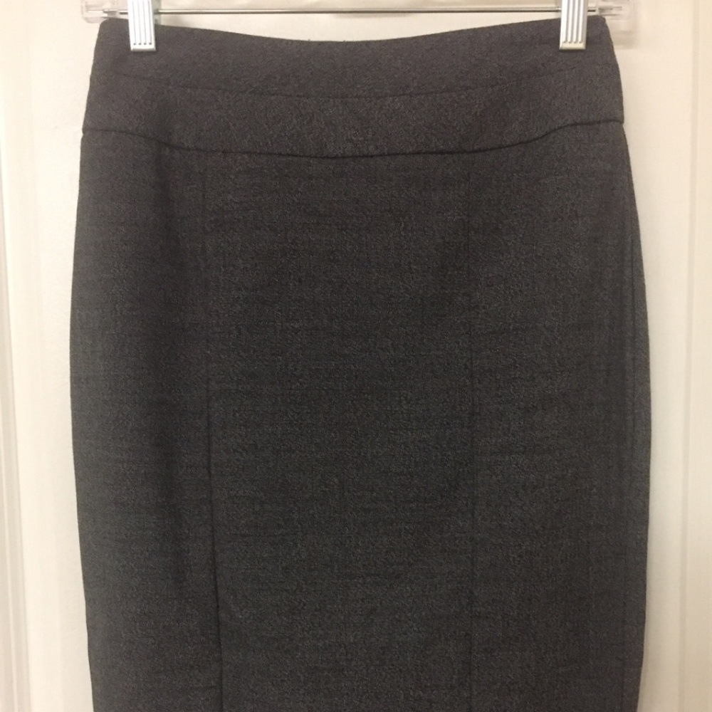 Heather Gray Pencil Work Professional Skirt 3 XS